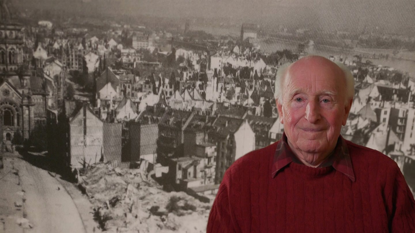 Max Brückner überlebte die Bombardierung von Mainz 1945 nur dank einer Warnung (Foto: SWR)