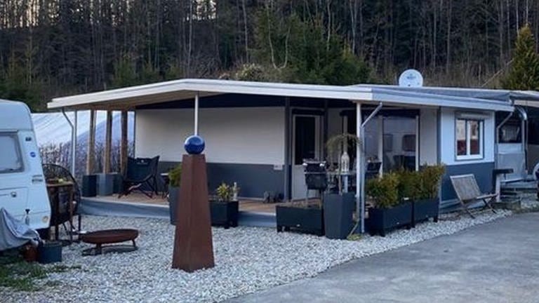 Das Zuhause von Monika auf dem Campingplatz in Murrhardt (Foto: SWR)