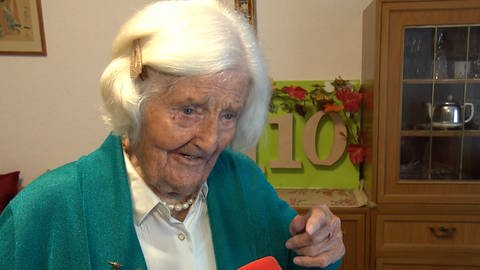 Änne Matschewsky aus Ulm ist 110 Jahre alt (Foto: SWR)