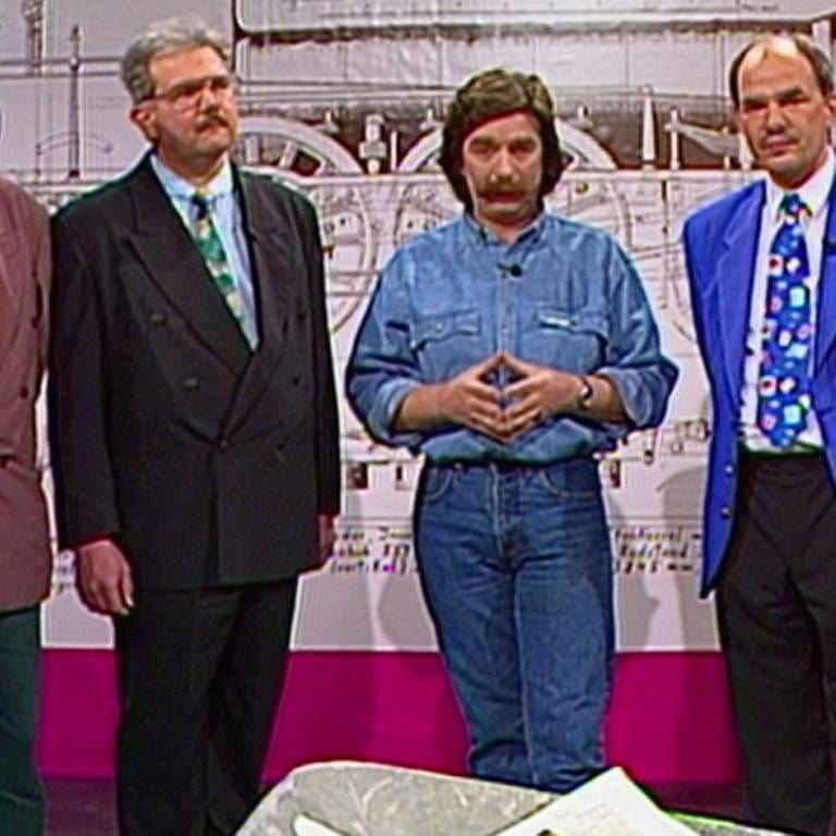 Ausschnitt aus der Sendung „Schnick Schnack“ von 1993 mit den damaligen Lok-Jägern (Foto: SWR, SWR -)