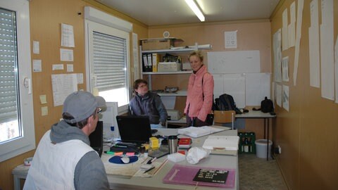 Michael Münzer (l.), Fabian Haack und Andrea Zeeb-Lanz