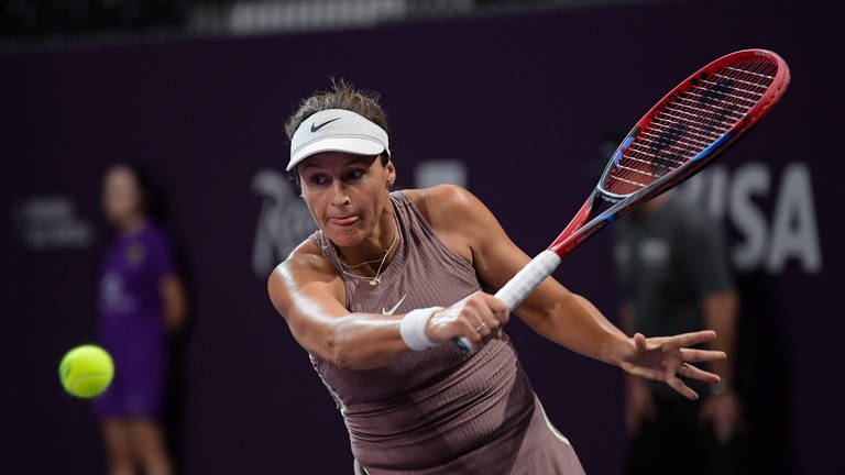 Titelverteidigerin Tatjana Maria steht beim Tennis-Turnier in Bogotá wieder im Viertelfinale.  (Foto: IMAGO, NurPhoto)