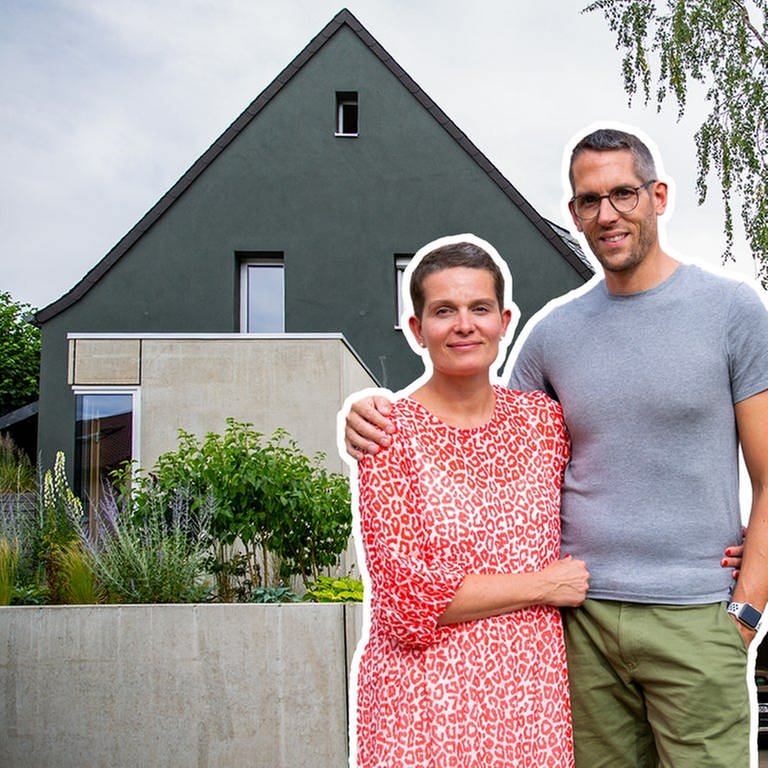Kessly und Sebastian haben ein altes 40er-Jahre-Haus nachhaltig mit Lehm umgebaut. (Foto: SWR)