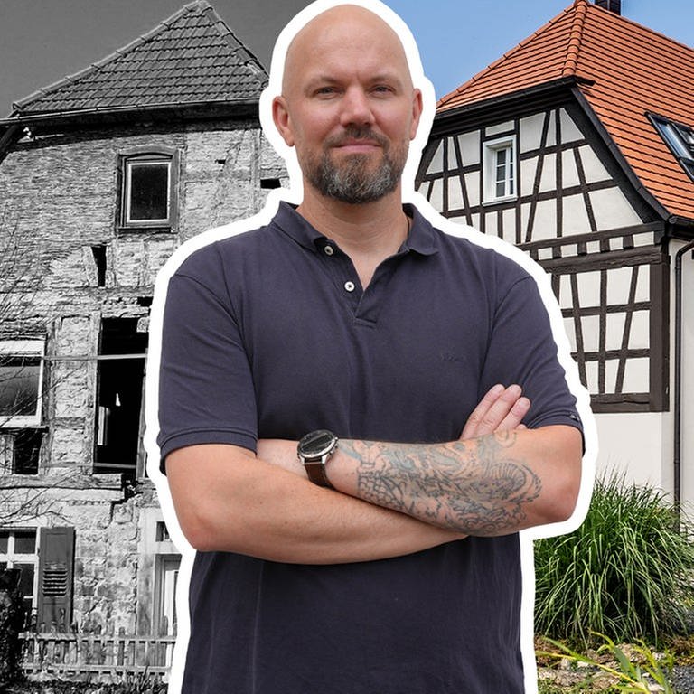 Christoph hat eine 500 Jahre alte Ruine gekauft und sie zum Traumhaus umgebautChristoph hat eine 500 Jahre alte Ruine gekauft und sie zum Traumhaus umgebaut. (Foto: SWR)