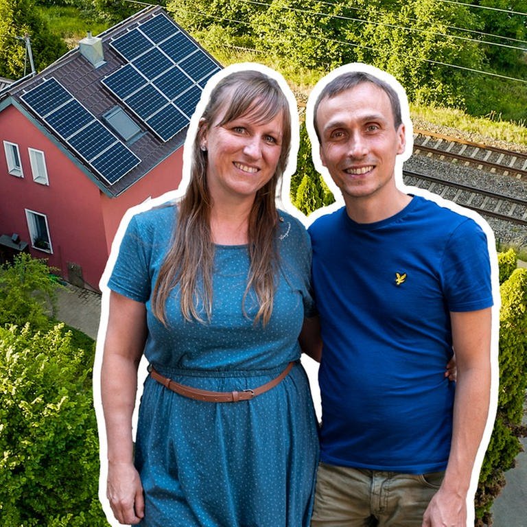 Hannah und Markus leben mit drei Kindern in einem alten Bahnwärterhäuschen auf 85 m². (Foto: SWR)