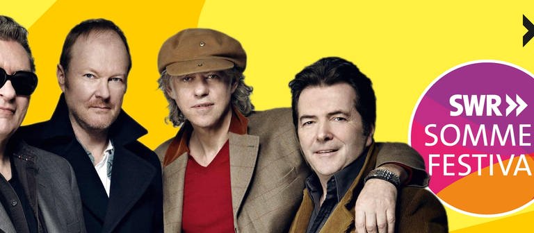 The Boomtown Rats featuring Bob Geldof, Pete Briquette, Garry Roberts and Simone Crowe (Foto: SWR)