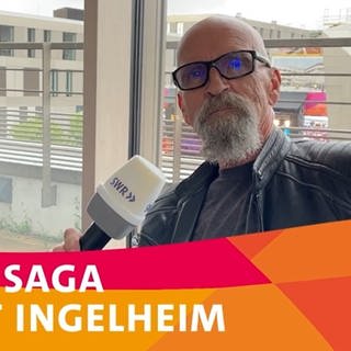SAGA im Interview beim SWR Sommerfestival in Ingelheim (Foto: SWR)