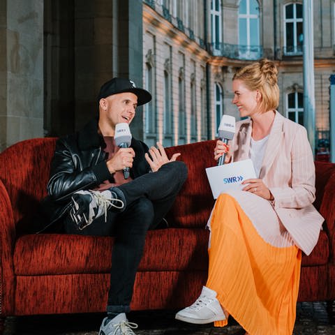 Milow im Interview (Foto: SWR, Ronny Zimmermann)