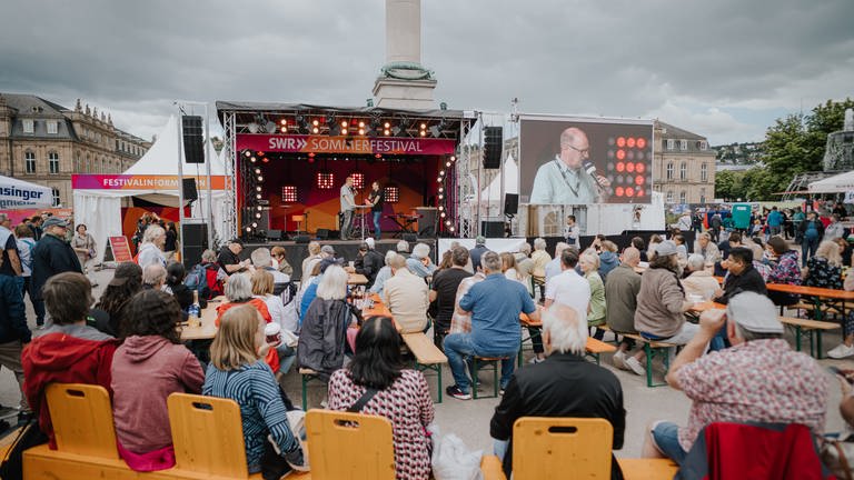 Die Highlights der Festivalmeile vom SWR Sommerfestival 2024 in Stuttgart. ©SWRRonny Zimmermann