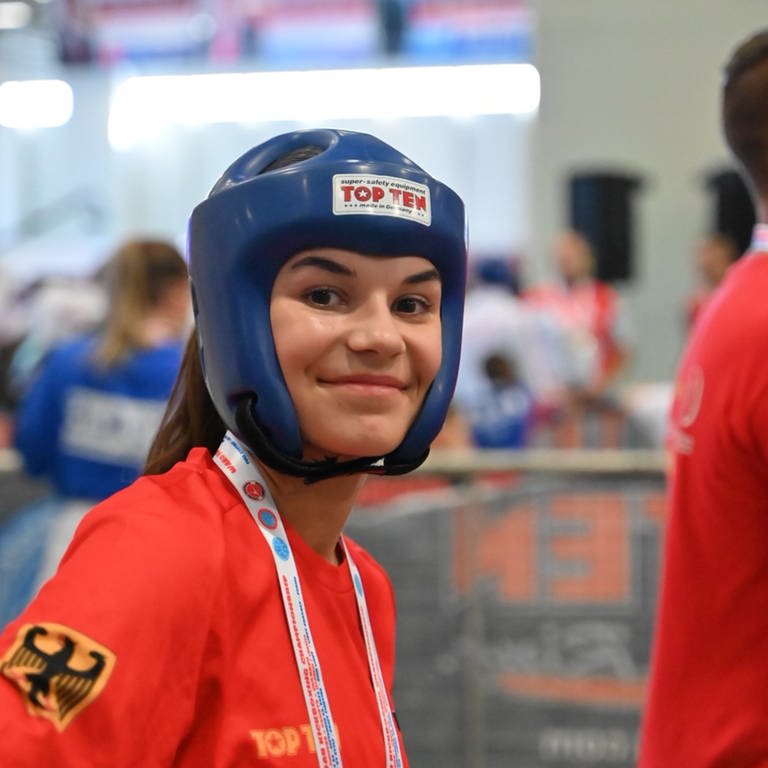 Kickboxerin Theresa Pekrul kämpft für Deutschland