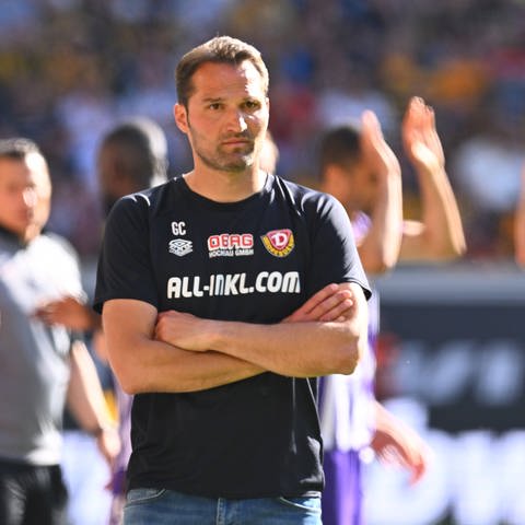 Dynamo Dresdens Trainer Guerino Capretti (Foto: imago images, IMAGO | Hentschel)