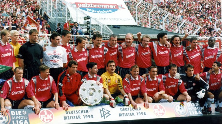 der 1.FC Kaiserslautern wird 1998 sensationell Deutscher Fußball Meister  (Foto: IMAGO, Imago/Horstmüller)