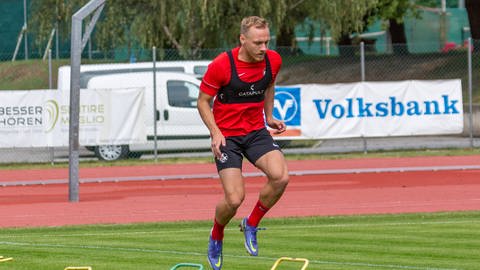 FCK-Neuzugang Ben Zolinski im Trainingslager in Südtirol. (Foto: IMAGO, IMAGO / Fotostand)