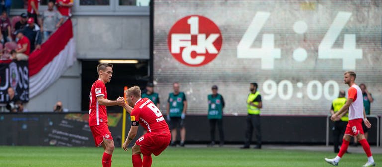 Mit dem 4:4 gegen Magdeburg begann die Unentschiedenserie des 1. FC Kaiserslautern. (Foto: IMAGO, Imago/ Eibner)