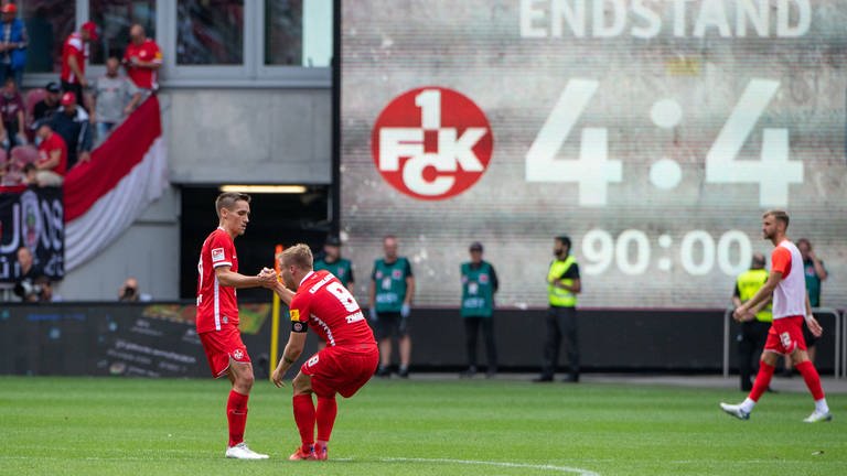 Mit dem 4:4 gegen Magdeburg begann die Unentschiedenserie des 1. FC Kaiserslautern. (Foto: IMAGO, Imago/ Eibner)