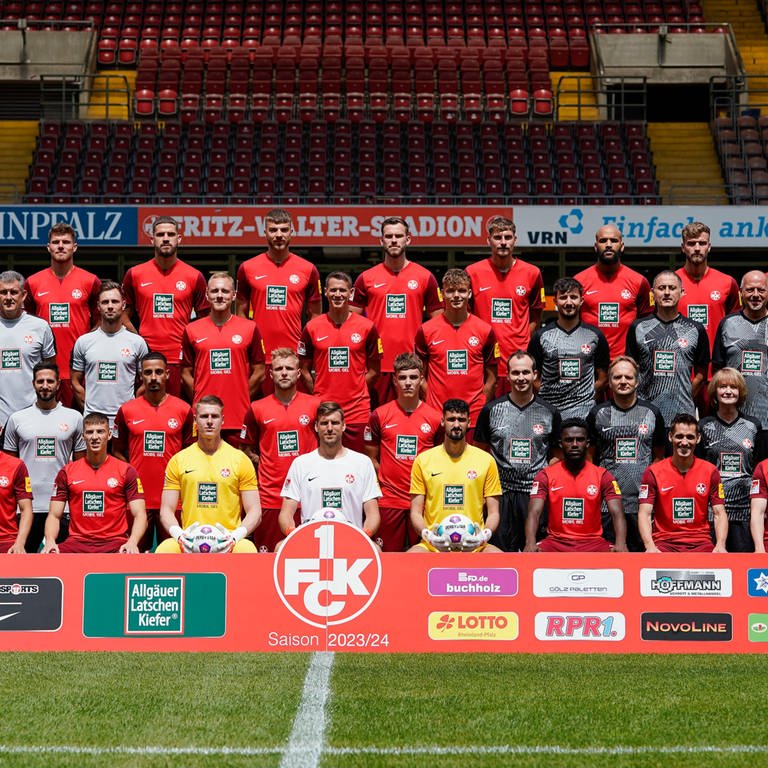 Die Mannschaft des 1. FC Kaiserslautern vor der Saison 20232024