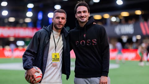 Lukas Podolski und Mats Hummels starten das Projekt "Baller League" (Foto: picture-alliance / Reportdienste, Picture Alliance)