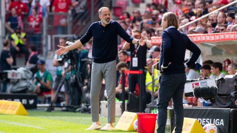 Hoffenheim-Coach Pellergrino Matarazzo ärgerte sich über die Niederlage bei Mainz 05.