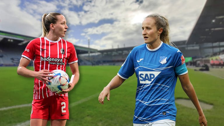 Lisa Karl vom SC Freiburg und Fabienne Dongus von der TSG Hoffenheim profitieren von der immer besseren Trainingsbedingungen im Frauenfußball.
