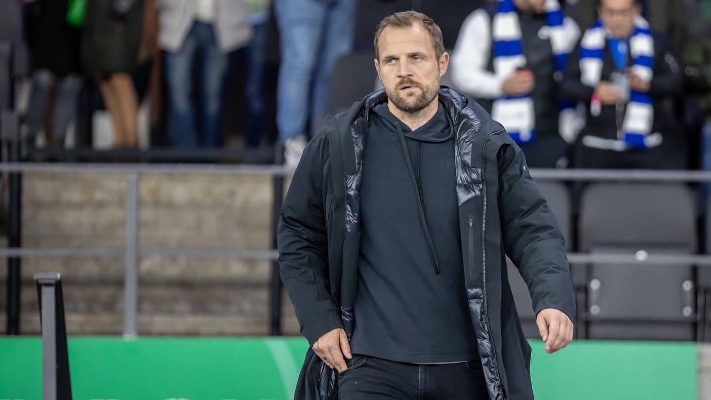 Bo Svensson nach der Niederlage im DFB-Pokal Spiel gegen Hertha BSC (Foto: IMAGO, Andreas Gora)