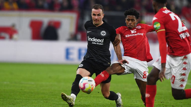 Mainz 05 spielte 1:1 im Hinspiel gegen Eintracht Frankfurt  (Foto: IMAGO, Imago/Aflosport)
