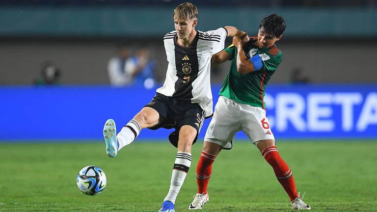 Max Moerstedt (TSG Hoffenheim) im Spiel gegen Mexiko