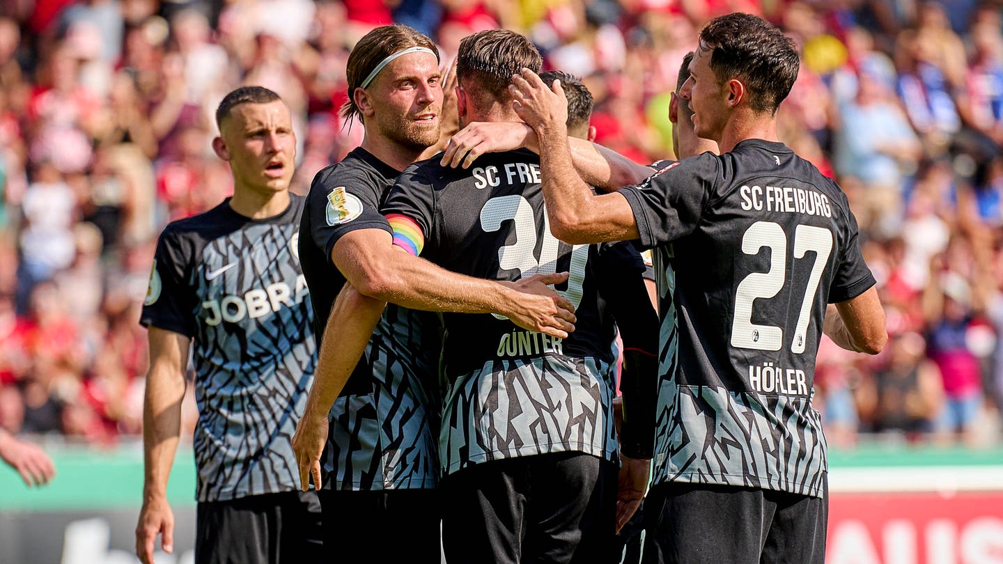 Der SC Freiburg setzte sich in der ersten Runde des DFB-Pokals letztlich souverän beim SV Oberachern durch. (Foto: IMAGO, IMAGO / Zink)