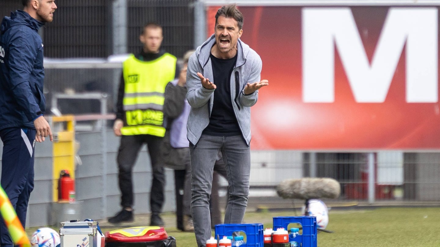 Beim SC Freiburg II und Trainer Thomas Stamm läuft es schlecht (Foto: IMAGO, IMAGO/Eibner-Pressefoto/Jan Strohdiek)
