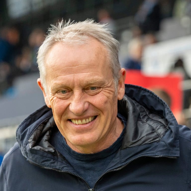 Freiburgs Trainer Christian Streich