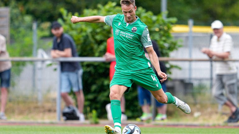 Innenverteidiger Tim Knipping soll in der neuen Saison die Abwehr des SV Sandhausen stabilisieren.