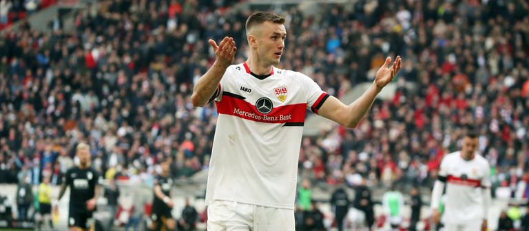 Sasa Kalajdzic will seinen Vertrag beim VfB Stuttgart aktuell nicht verlängern (Foto: IMAGO, IMAGO / Sportfoto Rudel)