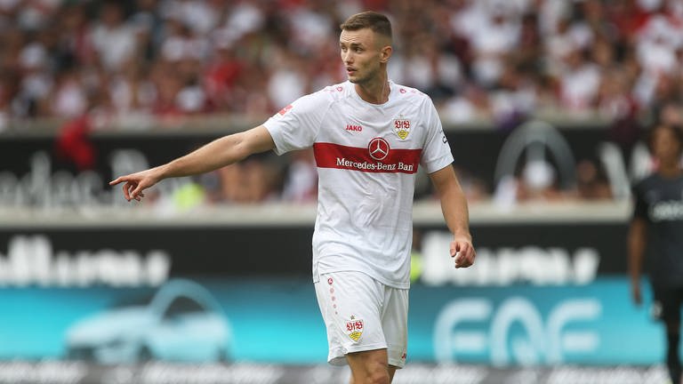 Laut Medienberichten soll VfB-Stürmer Sasa Kalajdzic vor einem Wechsel nach Wolverhampton stehen. (Foto: IMAGO, IMAGO / Avanti)
