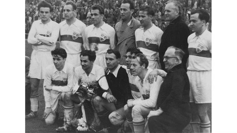 Erster Pokalsieg VfB Stuttgart 1954 (Foto: IMAGO, vfb.de)
