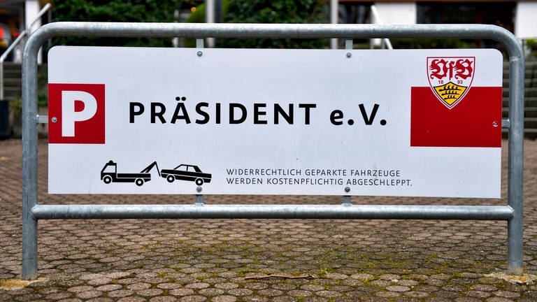 Schild Präsidenten Parkplatz