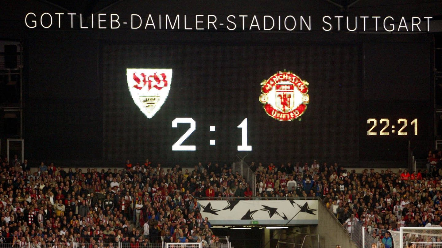 Am 1. Oktober 2003 besiegte der VfB Stuttgart im Gruppenspiel der Champions League Manchester United mit 2:1. (Foto: IMAGO, ActionPictures)