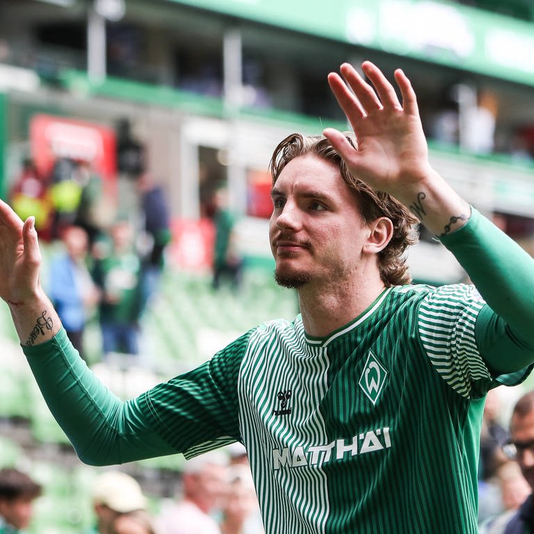 Nick Woltemade von Werder Bremen war gegen Mönchengladbach zweifacher Torschütze