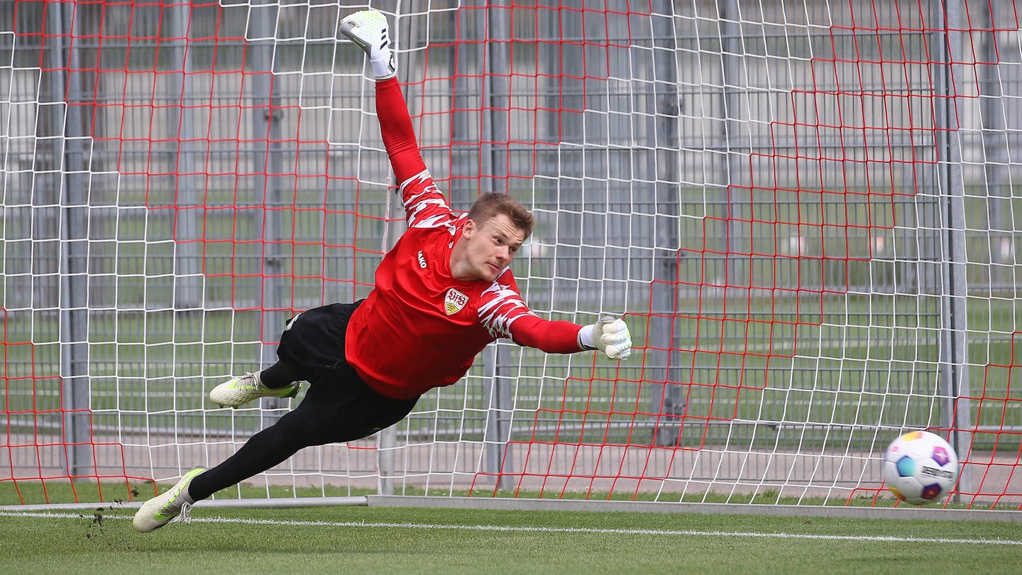 Alexander Nübel VfB (Foto: IMAGO, IMAGO / Pressefoto Baumann)