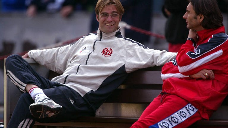 Jürgen Klopp zu Beginn seiner Trainerkarriere 2001 (Foto: IMAGO, Imago / Werek)