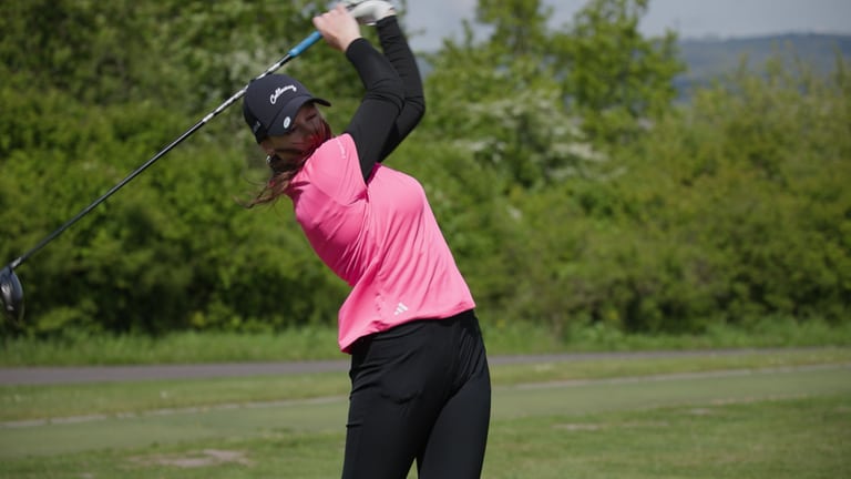 Golf Nachwuchstalent Nina Hölzenbein (Foto: SWR)