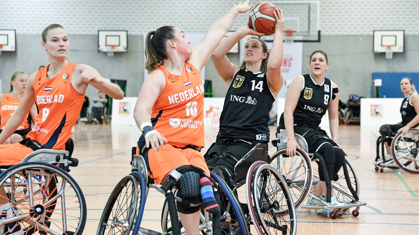 Deutsche Nationalmannschaft Rollstuhlbasketball (Foto: IMAGO, IMAGO / Beautiful Sports)