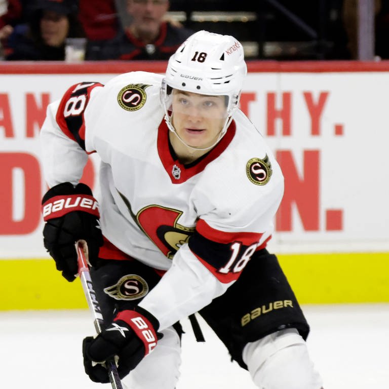 NHL-Profi Tim Stützle (21) von den Ottawa Senators