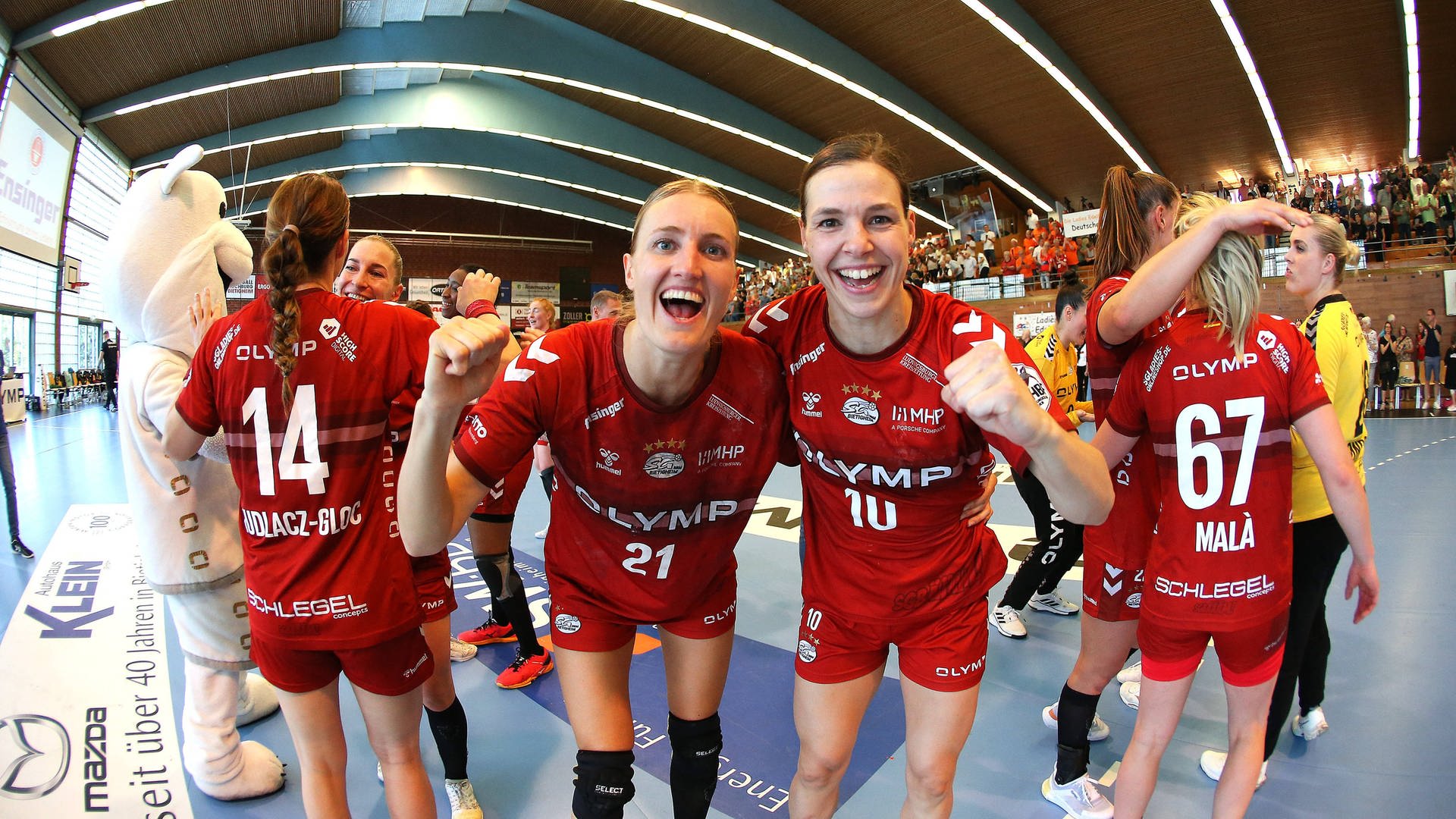 Vorzeitig Meister: Bietigheimer Handballerinnen feiern Titel-Hattrick 