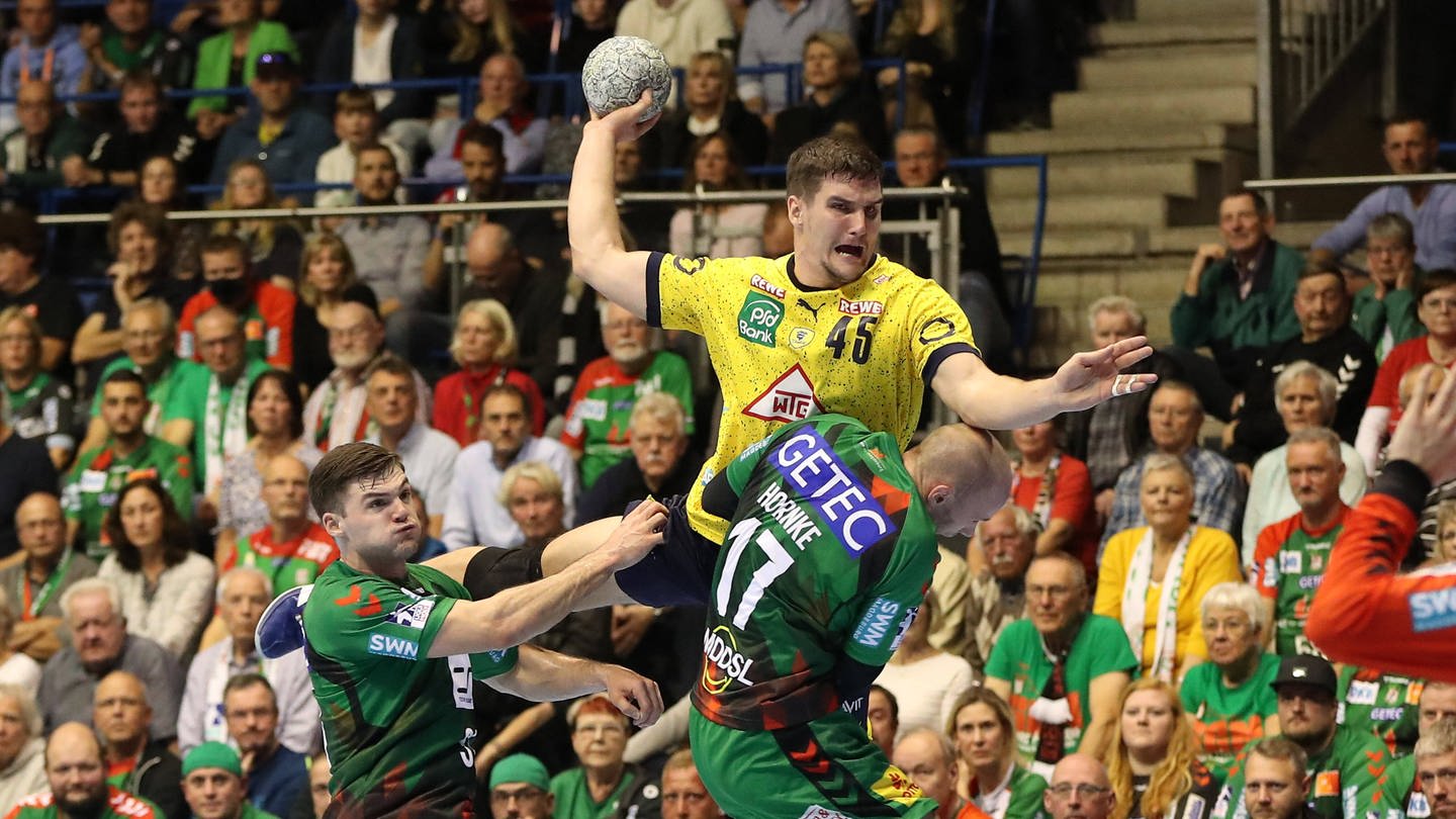 Im Topspiel der Handball-Bundesliga haben die Rhein-Neckar Löwen und Magdeburg unentschieden gespielt.