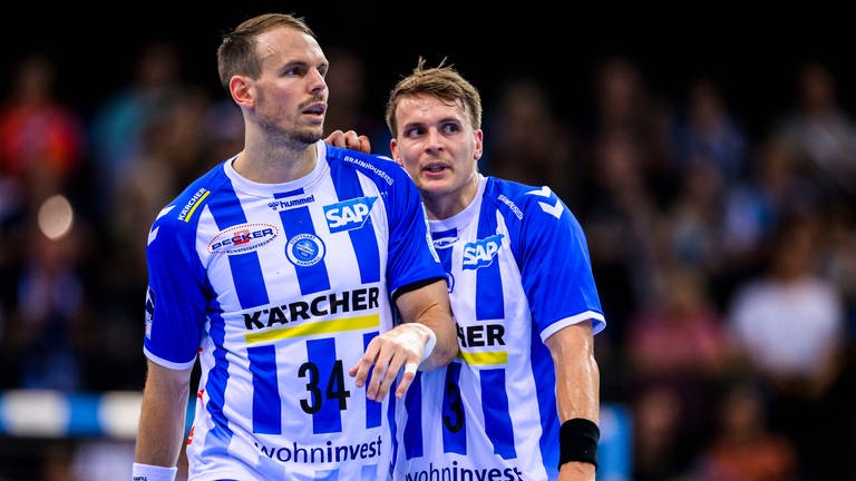 Die Brüder Kai und Max Häfner spielen nun zusammen beim TVB Stuttgart Handball. 