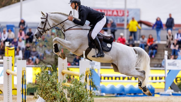 Richard Vogel beim Championat von Mannheim.