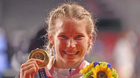 Olympiasiegerin Aline Rotter-Focken ist in die Hall of Fame des Ringer-Bundes aufgenommen worden (Foto: IMAGO, IMAGO / Sven Simon)