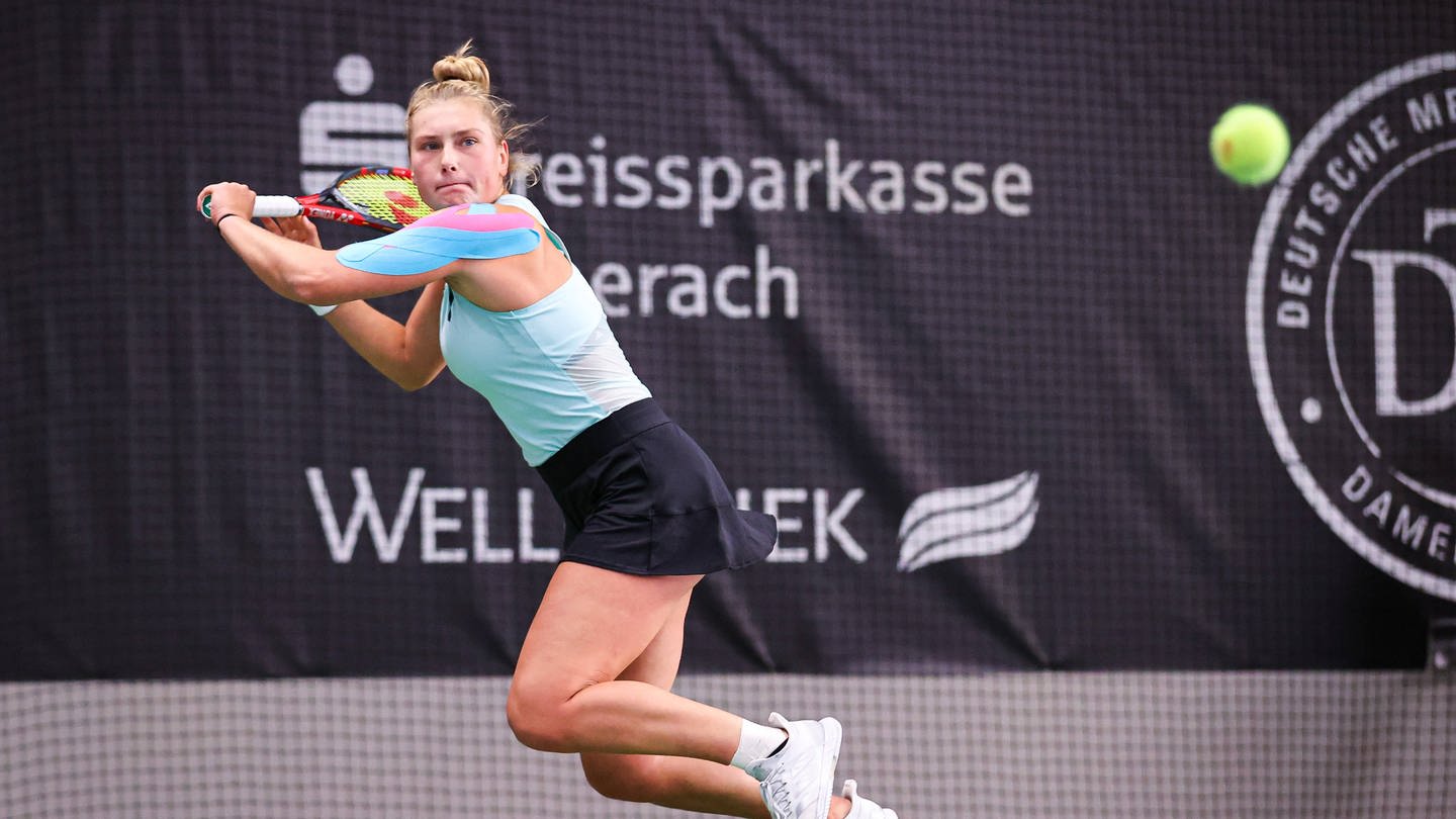 Nastasja Schunk (Mannheim) ist deutsche Tennismeisterin. (Foto: IMAGO, IMAGO / tennisphoto.de)
