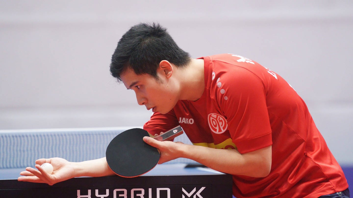Li Yonqyin von der Tischtennismannschaft des 1. FSV Mainz 05 (Foto: IMAGO, Martin Hoffmann)