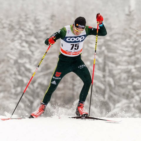 Langläufer Janosch Brugger bei der Tour de Ski 2018 Lenzerheide (Foto: imago images)