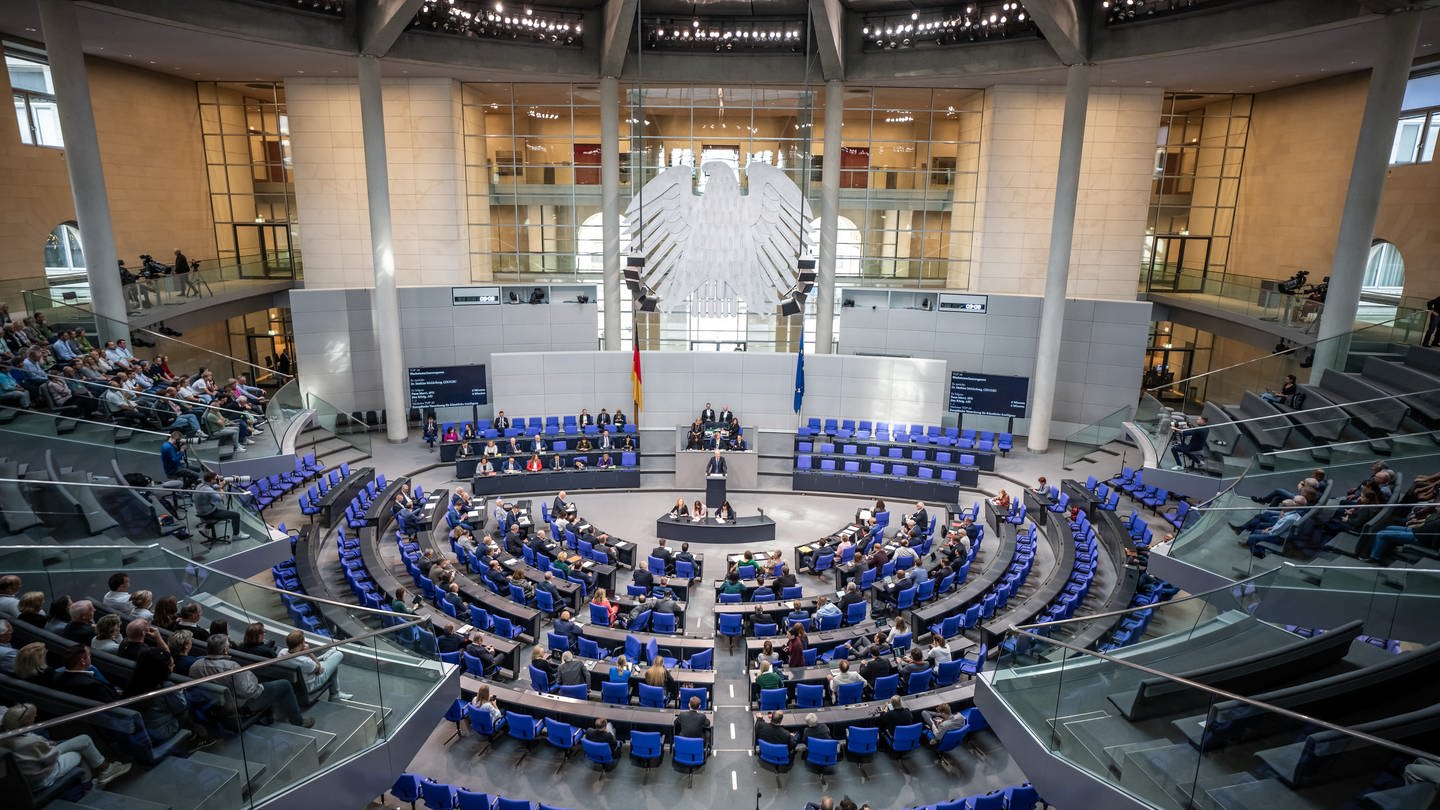 Debatte im Bundestag (Foto: dpa Bildfunk, Picture Alliance)